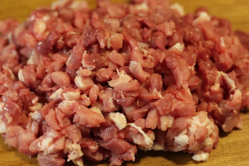 Рубленное мясо свинины