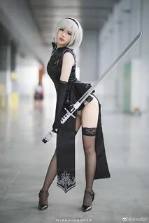 Nier automata cosplay Irina Sabetskaya.