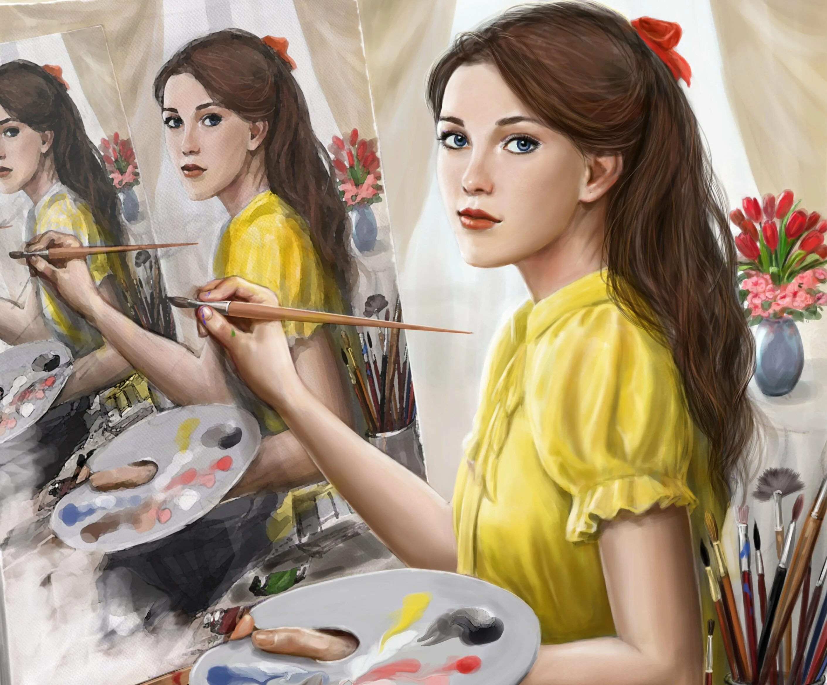 Look painted