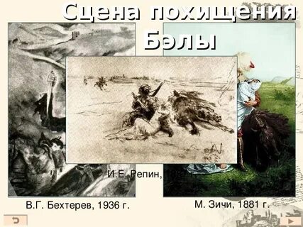История похищения бэлы
