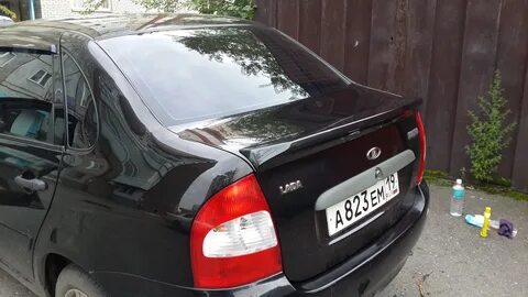 Спойлер на седан