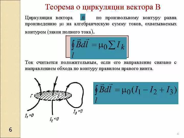 Ток течет по замкнутому контуру. Циркуляция вектора напряженности магнитного поля. Циркуляция напряжённости магнитного поля по замкнутому контуру. Циркуляция вектора индукции магнитного поля по контуру. Вектора индукции магнитного поля по контуру.