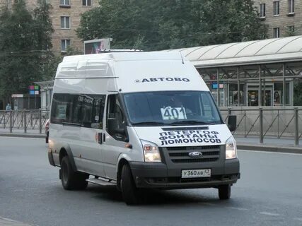 Маршрут 401 автобуса спб