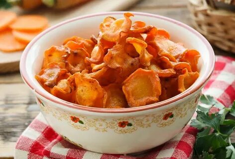 Чипсы из моркови