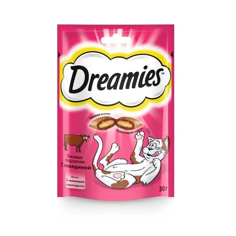 Подушечки для кошек. Лакомство для кошек dreamies подушечки с курицей, 140 г. лакомство dreamies с сыром 60г. лакомство для кошек dreamies подушечки с говядиной. лакомство для кошек &quot;dreamies. лакомые подушечки с говядиной и сыром&quot; (60 г).
