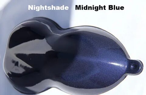 Blue pearl clearcoat