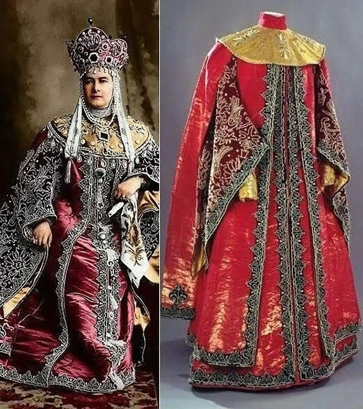 Одежда царя и его семьи 17 века