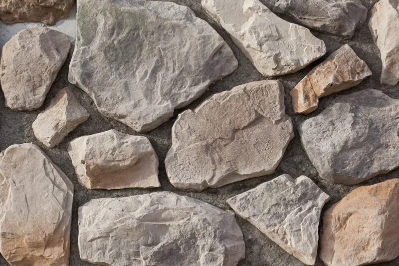 Тевиот 700-80. Камень Teviot 701-80. Искусственный камень Дакота ECOSTONE. Колотый камень.