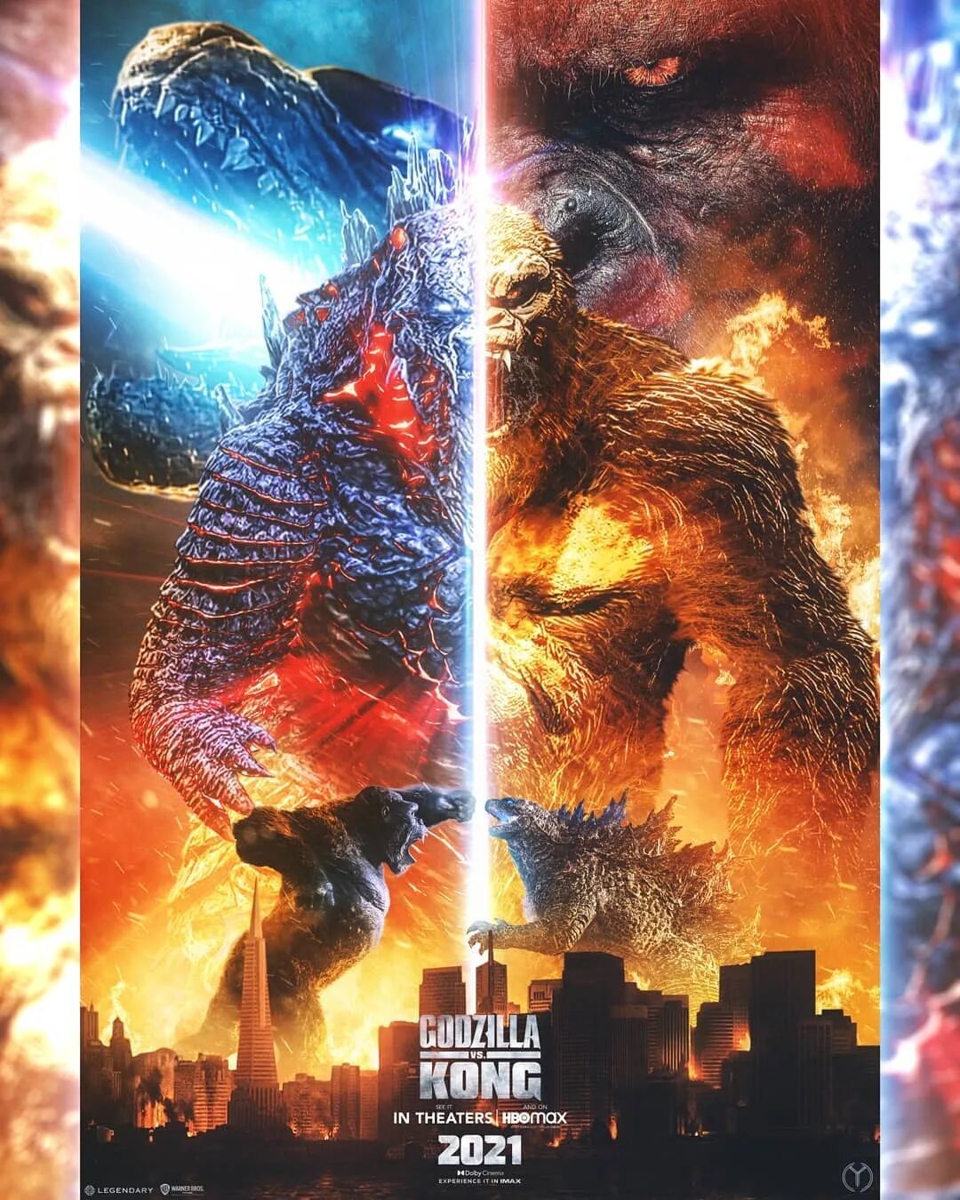 Новый постер годзилла и конг. Godzilla vs King 2021 Постер. Кинг Конг 2021. Годзилла 2021 Постер. Годзилла и Кинг Конг.