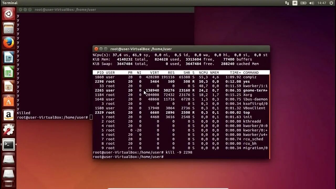Команды Linux. Завершения процессов в Linux. Управление процессами Ubuntu. Команда Kill в Linux.