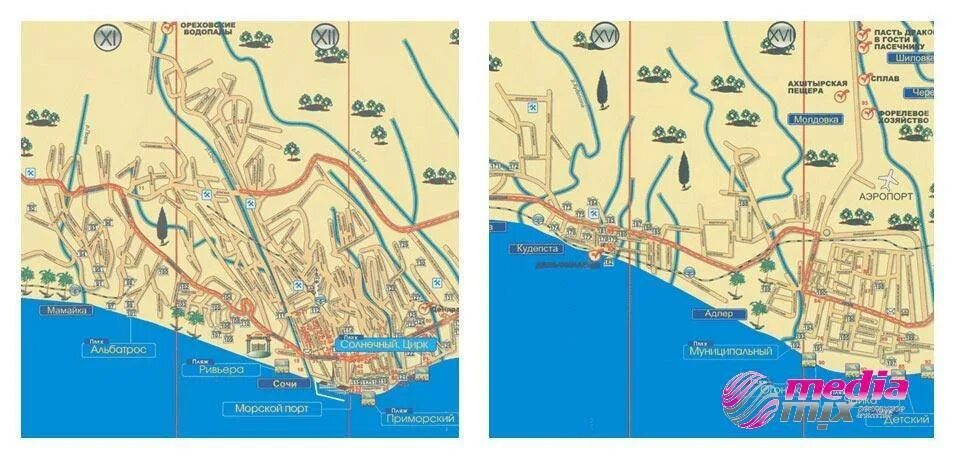 Карта адлера 2024. Адлер на карте. Пляжи Адлера на карте с названиями. Пляжи Адлера на карте. Карта побережья Адлера с пляжами и улицами.