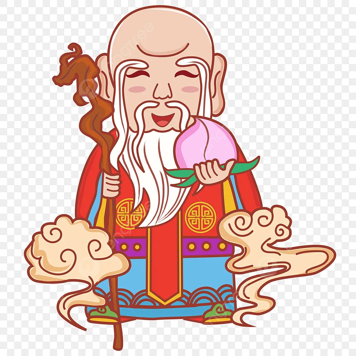 Отшельник китайский Бог долголетия. Шоусин Бог долголетия и здоровья. Боги Вьетнама.