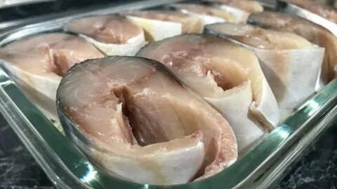 Скумбрия кусочками сухим способом