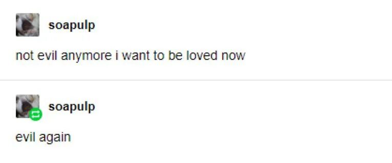 I want you over again