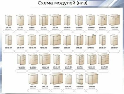 Фото кухонного модуля