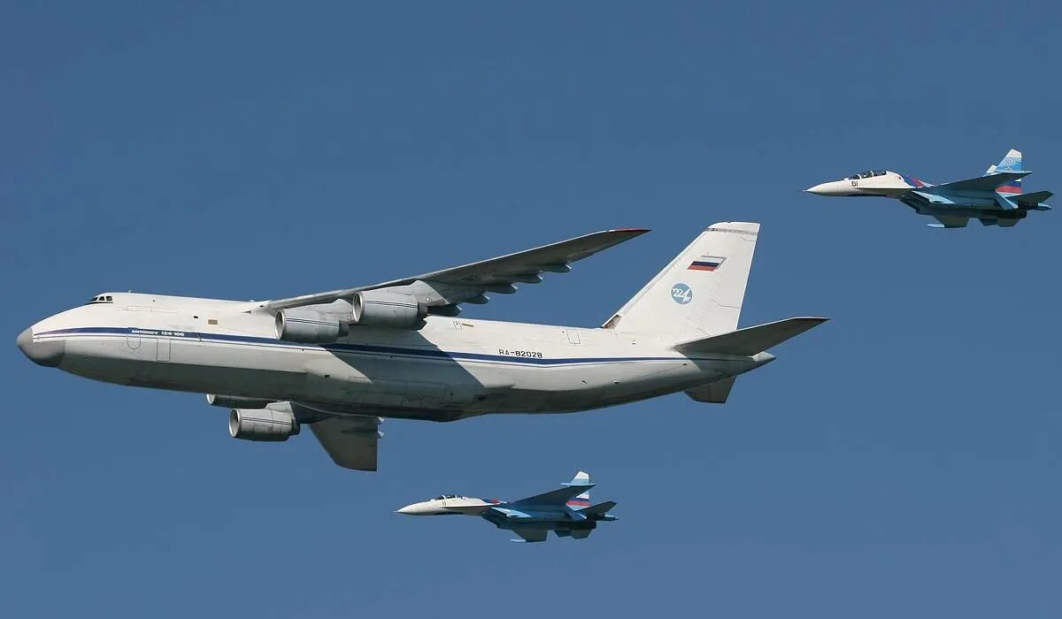 Большие российские самолеты. АН 124 ВТА России.