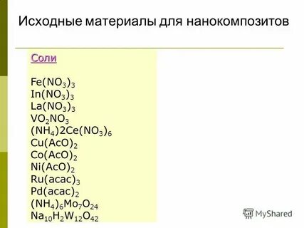 Fe no3 3 решение