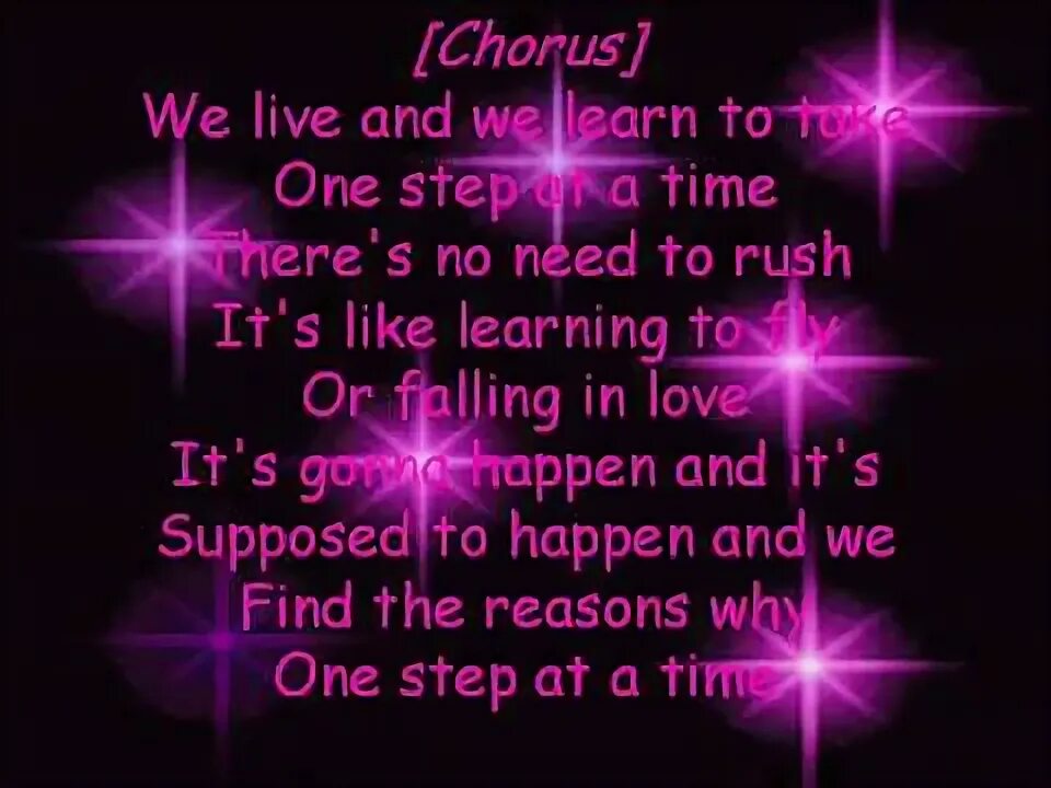 Jordin sparks one step at a time. Jordin sparks one step at a time