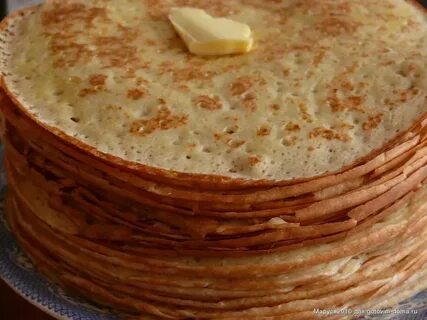 Блины на опаре с сухими дрожжами
