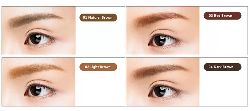 Dark brown 4. The Saem тушь для бровей 01 Saemmul Browcara 01. Natural Brown 4,5гр. The Saem тушь для бровей 03 Saemmul Browcara 03. Dark Brown 4,5гр. Тушь для бровей 04 the Saem Saemmul Browcara 04. Ash Brown(Extender) 4,5гр. Holika Holika finish Browcara.