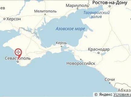 Севастополь ялтинская на карте