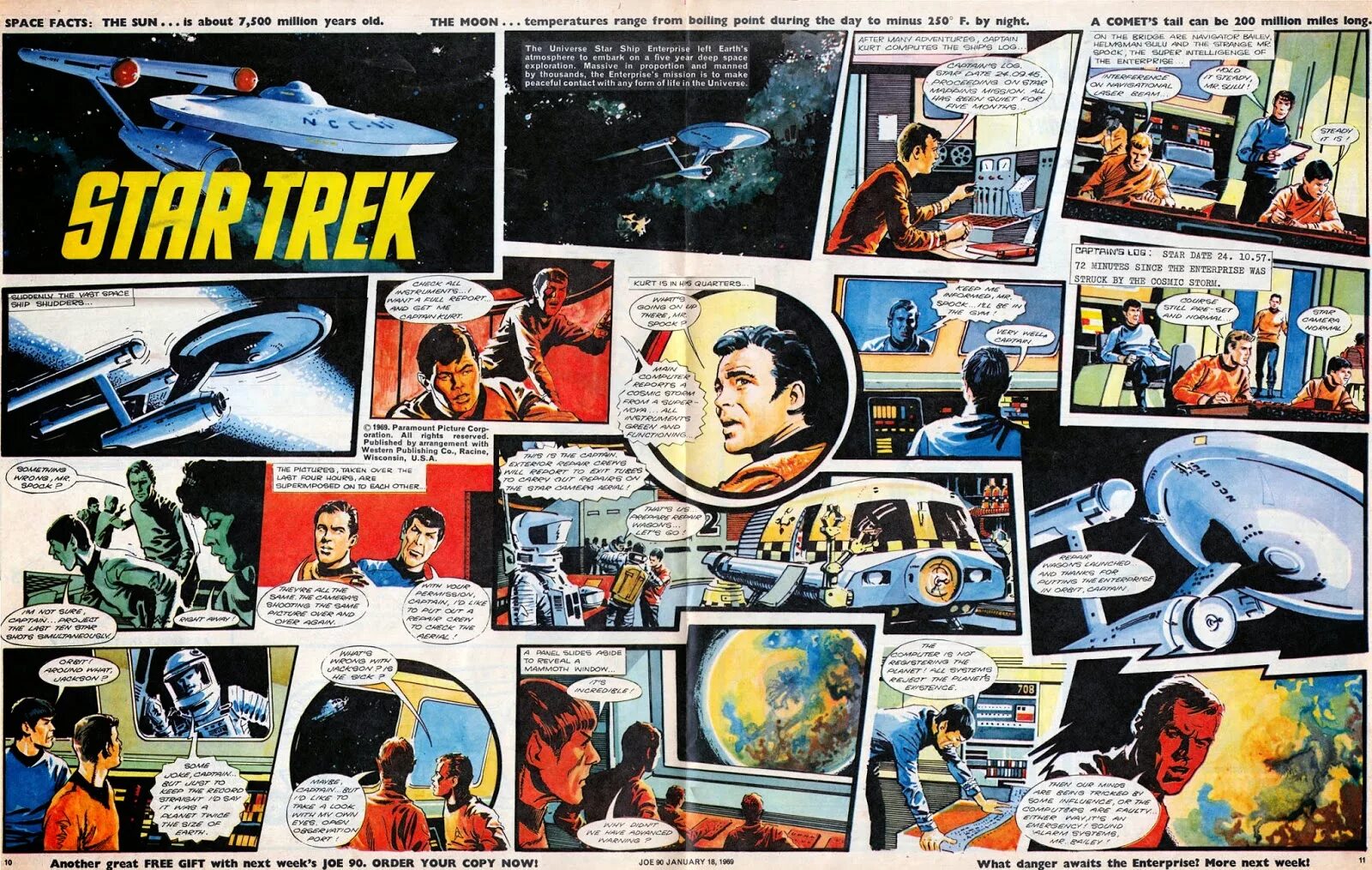 Miles long. Star Trek комиксы. Star Trek комиксы 1966 года. Комиксы 90. Советские комиксы 90х про космос.