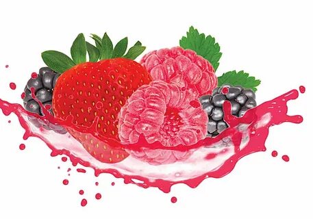 Картинки ягод на белом фоне
