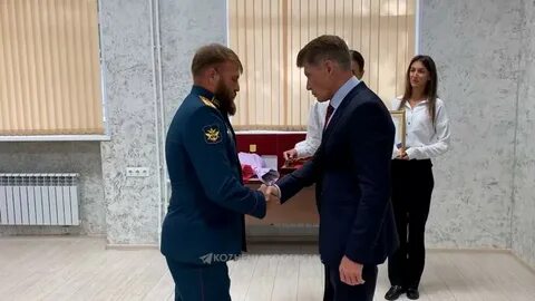 Награждение экипажа танка алеша