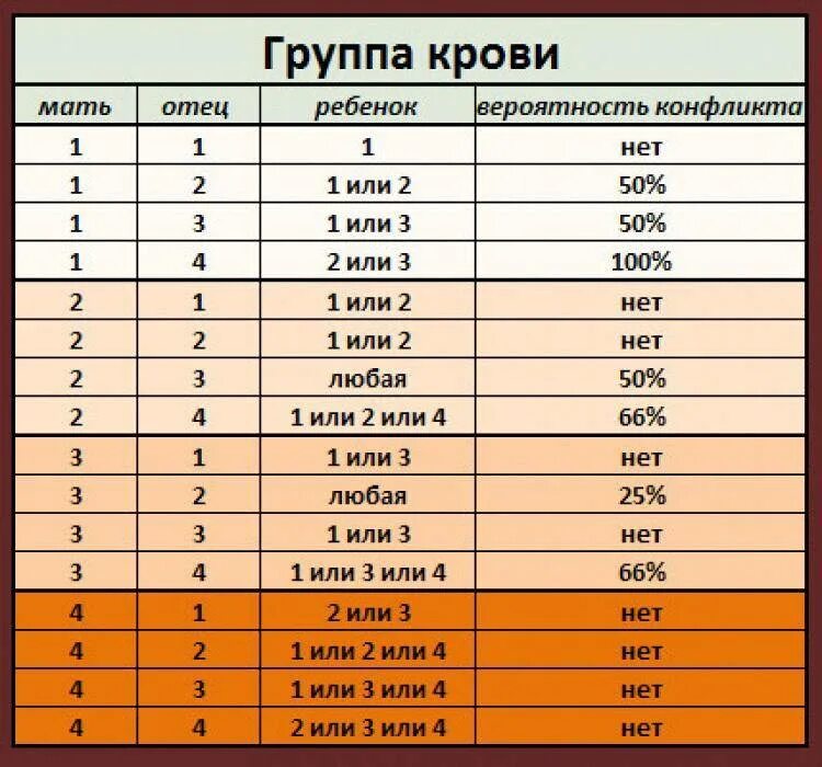 Из каких кровей получается 4