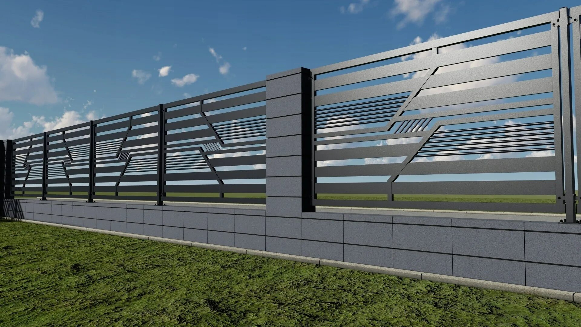 Современные заборы. Современный металлический забор. Быстровозводимый забор. Стильный металлический забор.