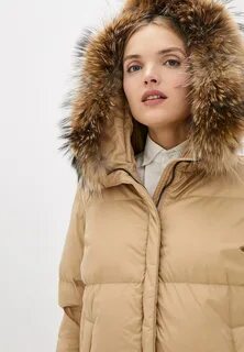 Max mara куртка с мехом