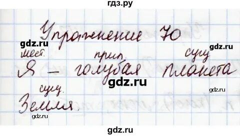 Язык 4 класс страница 33 упражнение 70