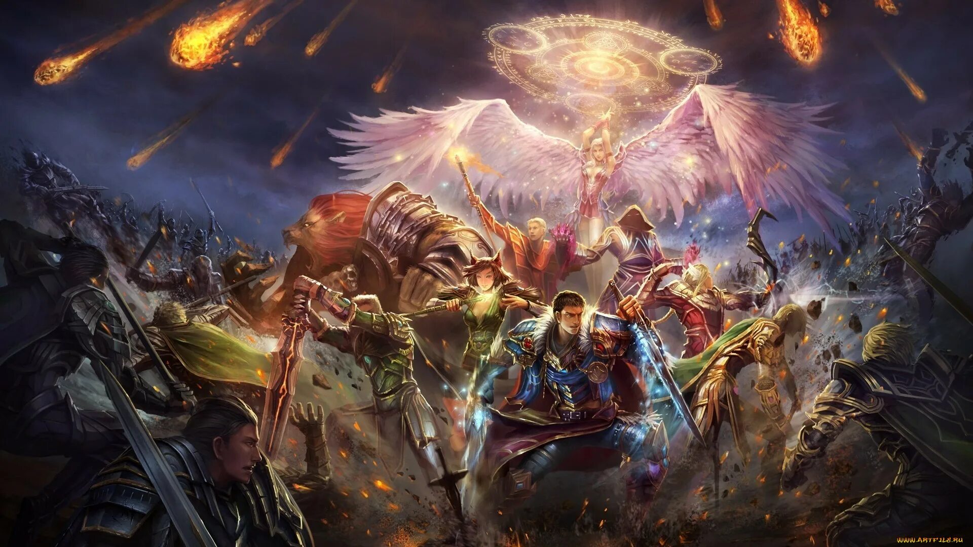 Fantasy world game