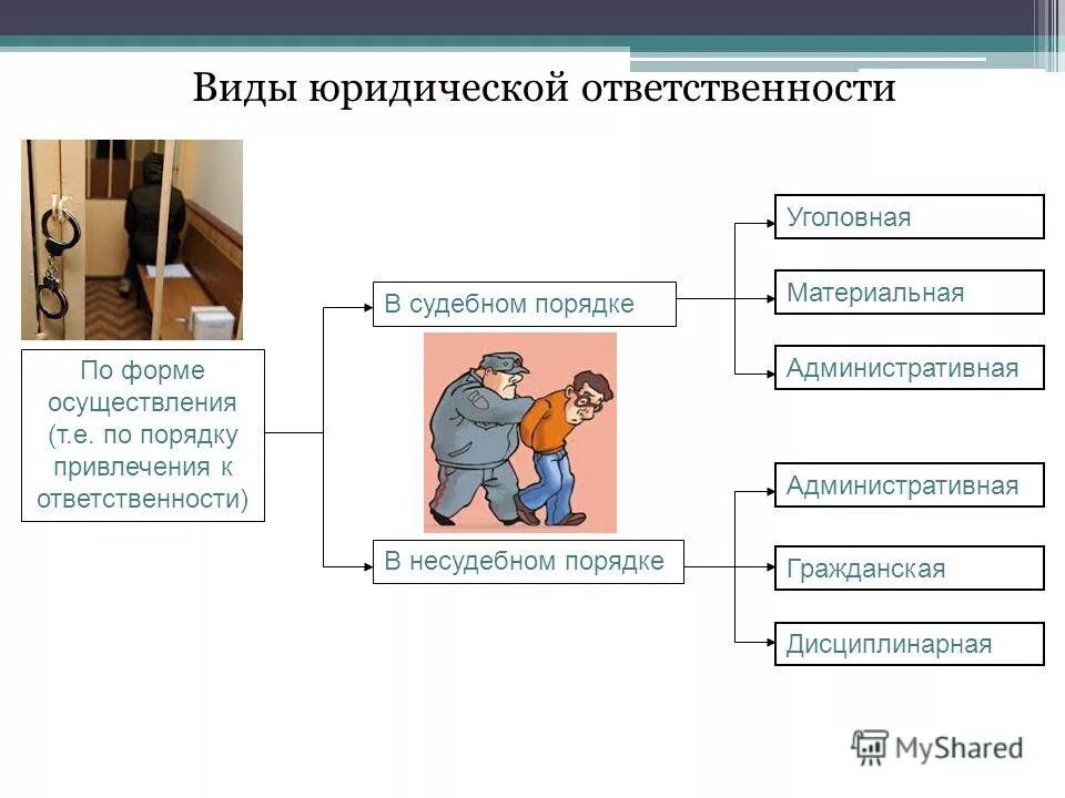 Обязательные работы юридической ответственности