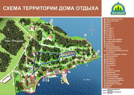 Карта территории домов