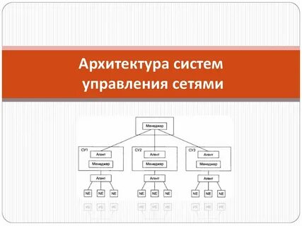Стандарты систем управления сетями