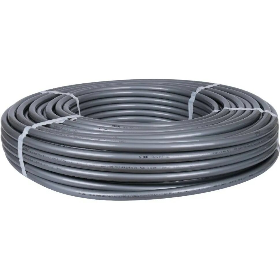 Сшитый полиэтилен для отопления pex. Труба stout pex-a 16х2.2. труба stout 16 х 2.2. stout pex-a труба из сшитого полиэтилена 16х2 (бухта: 500 м). труба из сшитого полиэтилена pe-xa stout (spx-0001-001622) 16 х 2,2 мм pn10 серая (100 м).