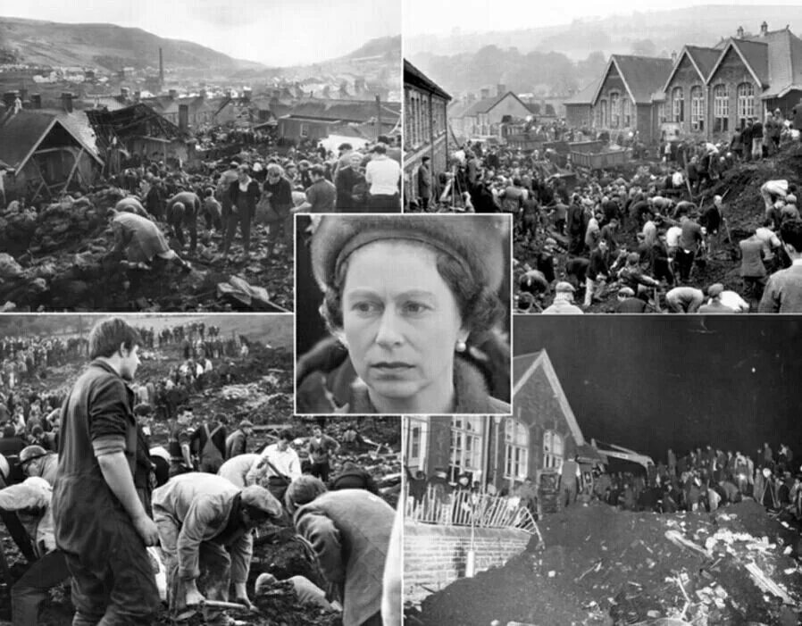 Аберфан 1966. Аберфан катастрофа Королева. Трагедия в Уэльсе в 1966 шахтерской деревне.