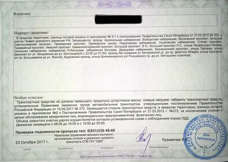 Постановление пропуск
