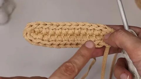 Сумки из шнура крючком