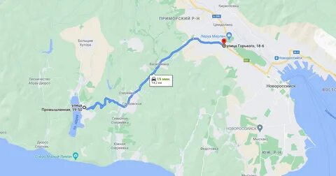 Карта новороссийска с маршрутками