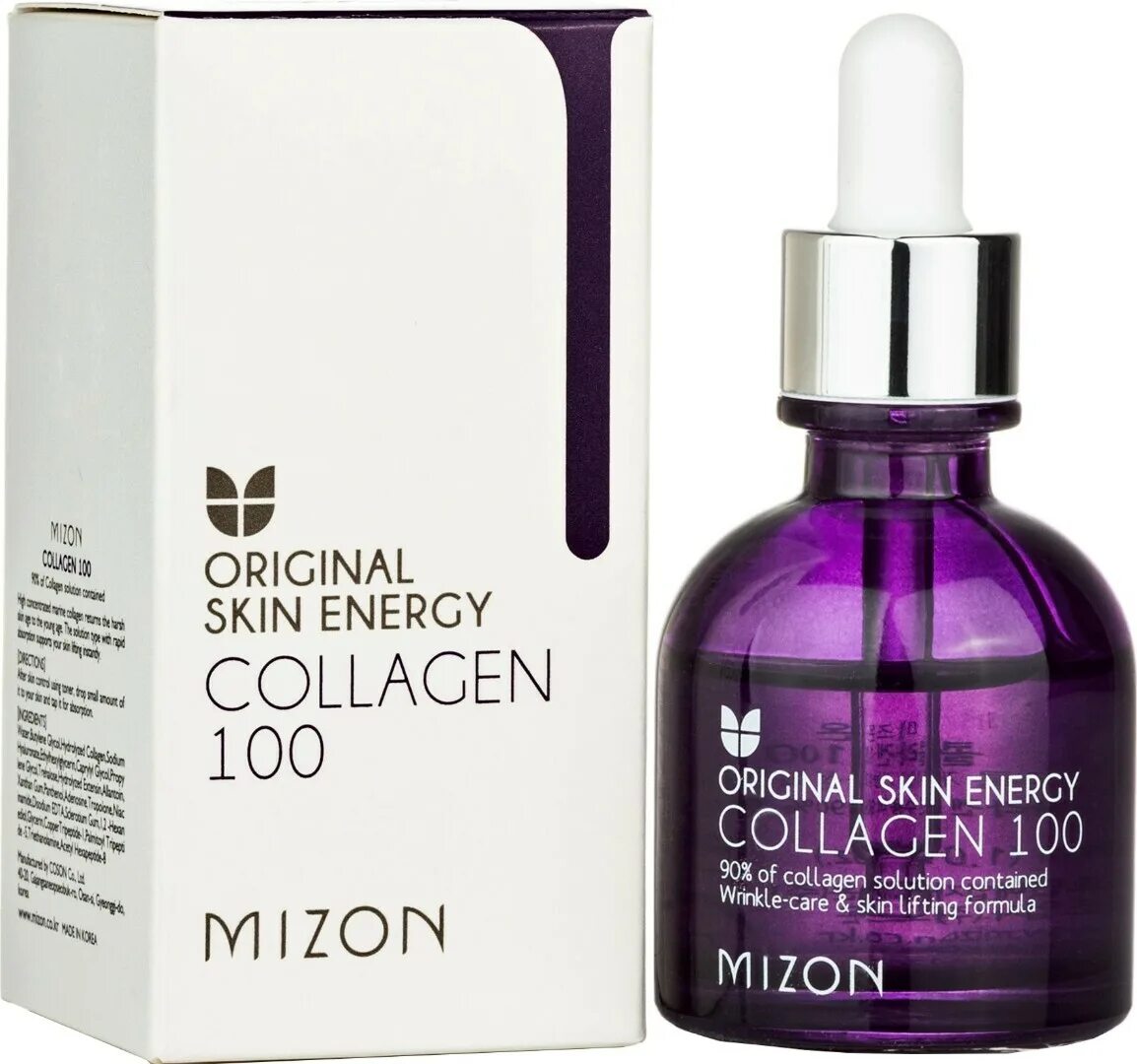 Collagen c отзывы. Mizon Collagen 100 концентрированная коллагеновая сыворотка 30мл. Сыворотка коллагеновая Original Skin Energy Collagen 100, 30 мл Mizon. Mizon Original Skin Energy Collagen 100 коллагеновая сыворотка для лица. Mizon сыворотка для лица с коллагеном Collagen 100 30ml.