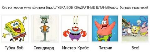 Как зовут друга губки боба