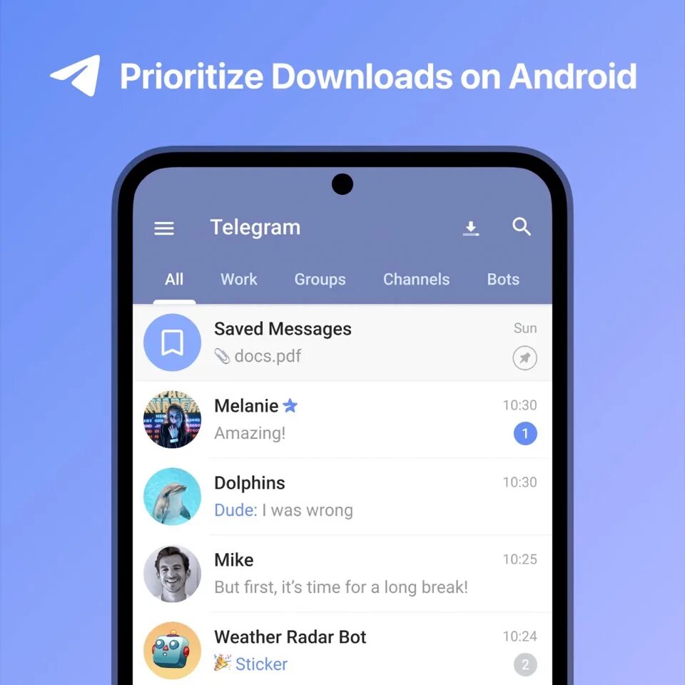 Telegram searching