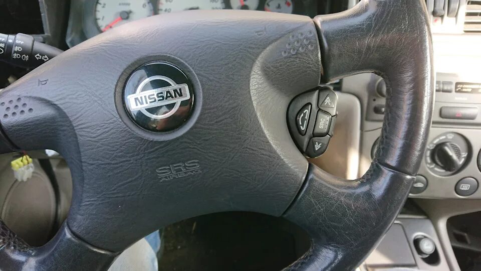 Как снять руль примера р12 Перешиваем руль на nissan primera p12 Nissan Primera (P12), 1,6 л, 2005 года а