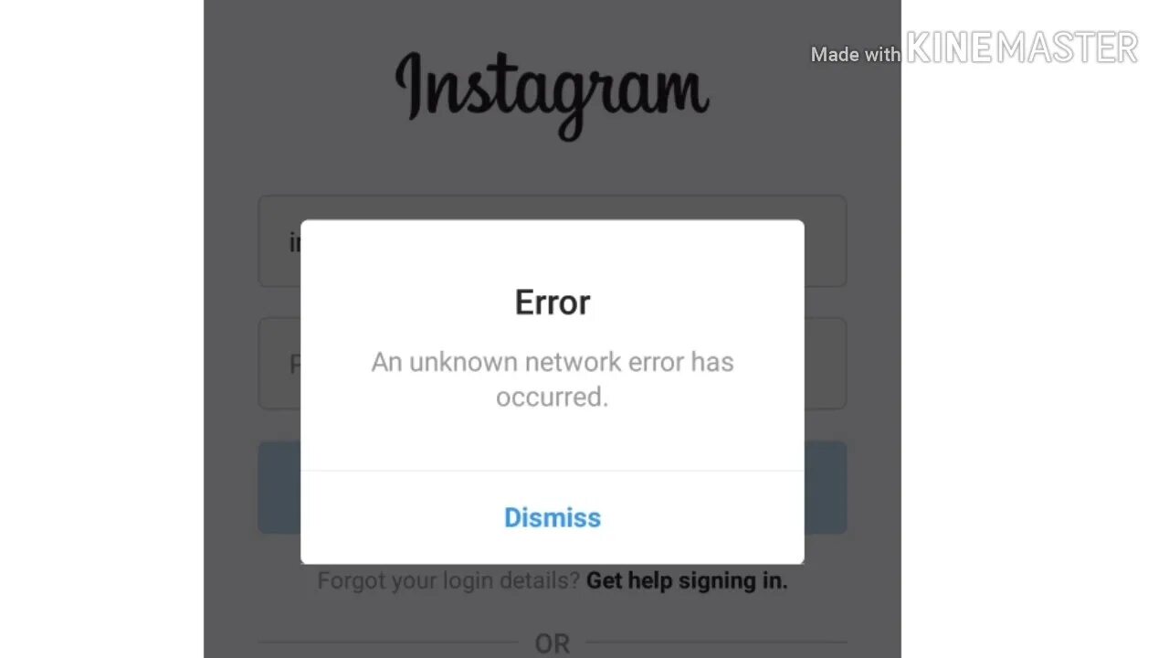 Инстаграм Неизвестная ошибка. Error Unknown Error occurred. Network Error. An Unknown Error occurred..