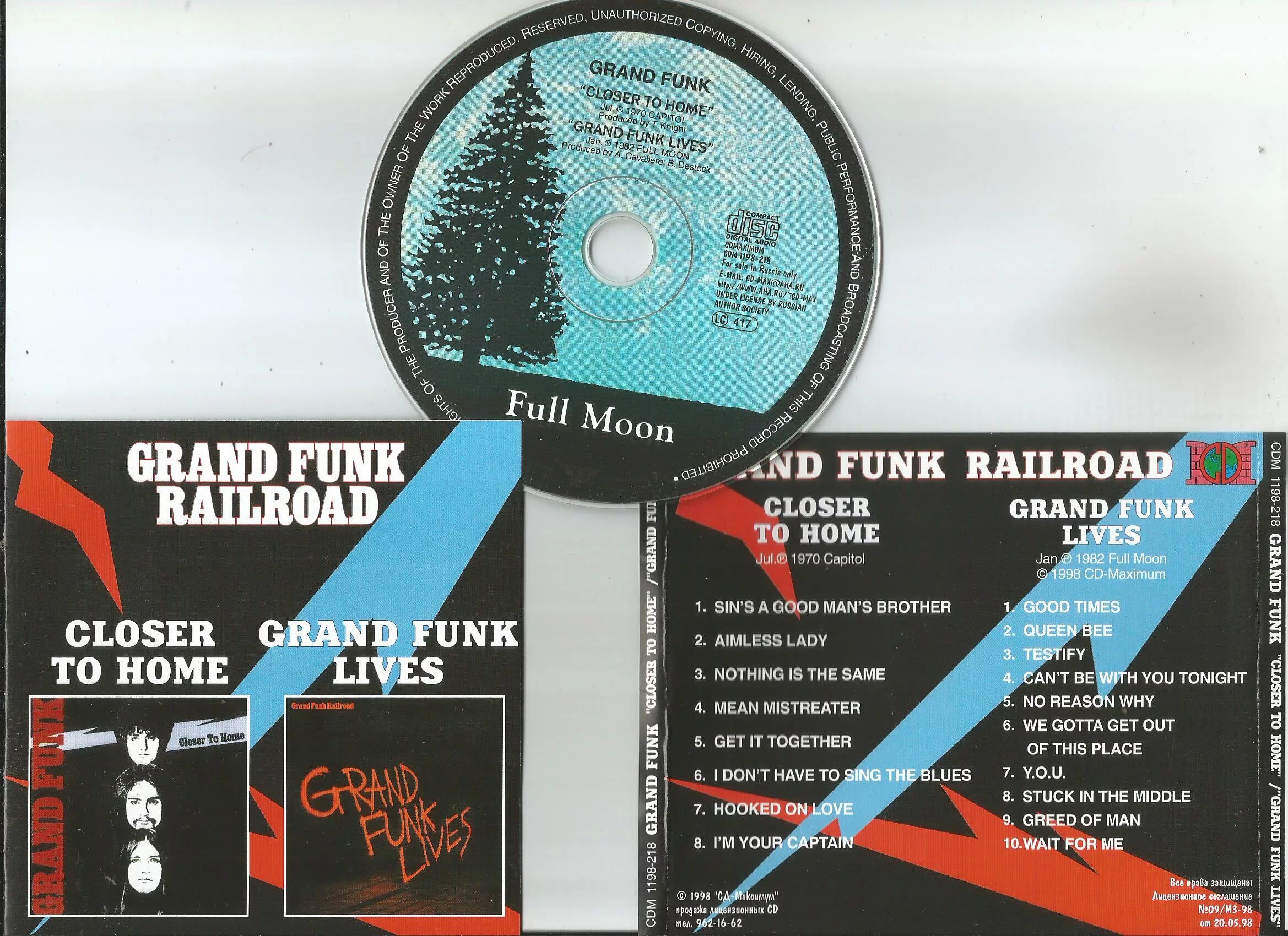 Grand Funk Railroad closer to Home. Grand Funk Lives. Closer to Home; Grand Funk Lives. Sin's a good man's brother (Grand Funk Railroad) с какого альбома. Closer to home