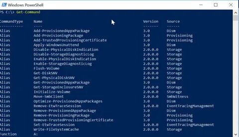 Powershell get