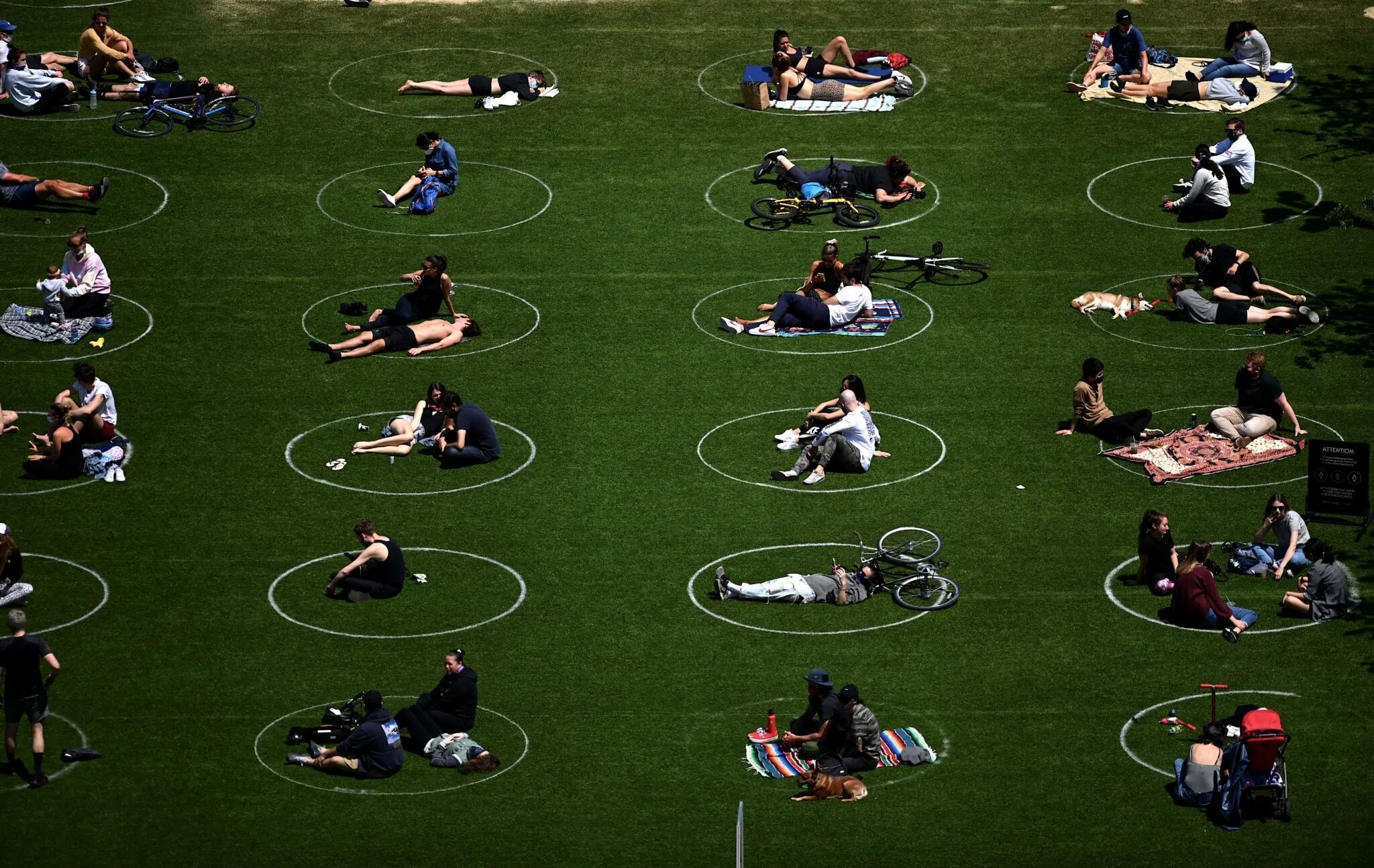 The distance circles