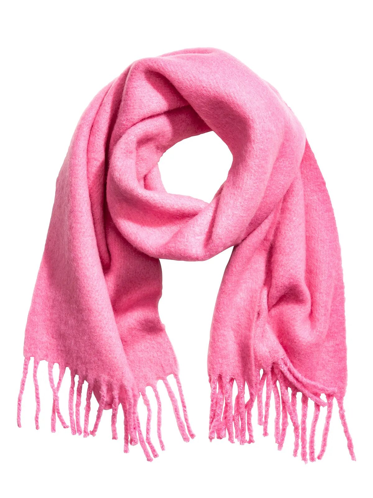 Розовый шарф. Pink scarf. Розовый шарф. Ярко розовый шарф. Девочка в розовом шарфике.